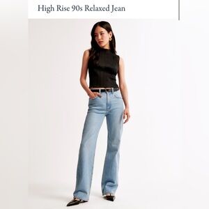 Abercrombie High Rise The ‘90s Relaxed Women's Jeans 8 Reg 29 Reg